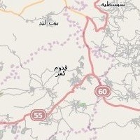 post offices in Palestine: area map for (67) Kafr Kaddom